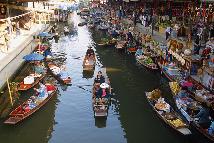 Canales de Bangkok
